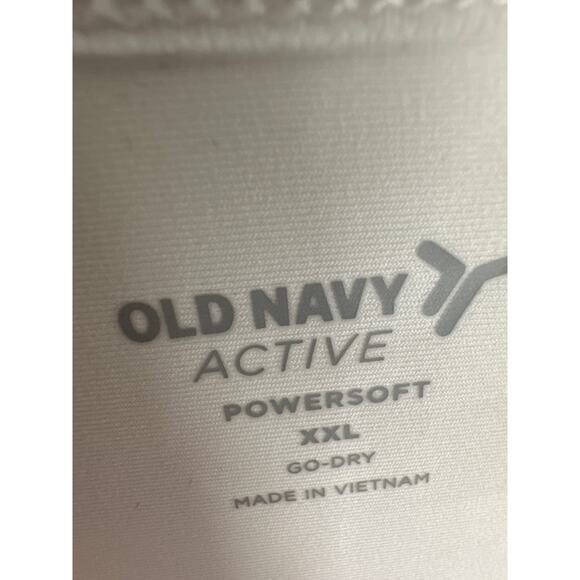 Old Navy Dress Womens XXL White Active Powersoft Built In Bra Athleisure Stretch - Picture 2 of 6